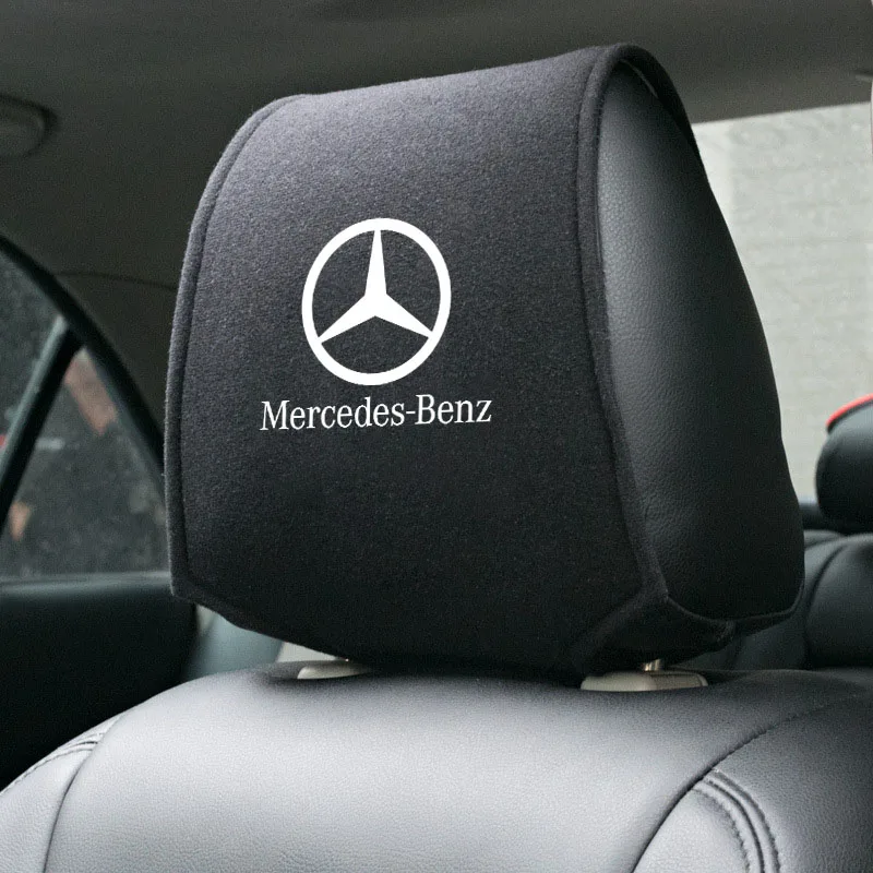 Car Seat Headrest Pillowcase Anti-Dirty Protective Cover For Mercedes Benz W203 W204 W205 W206 W212 CLK GLA B C E S Accessories