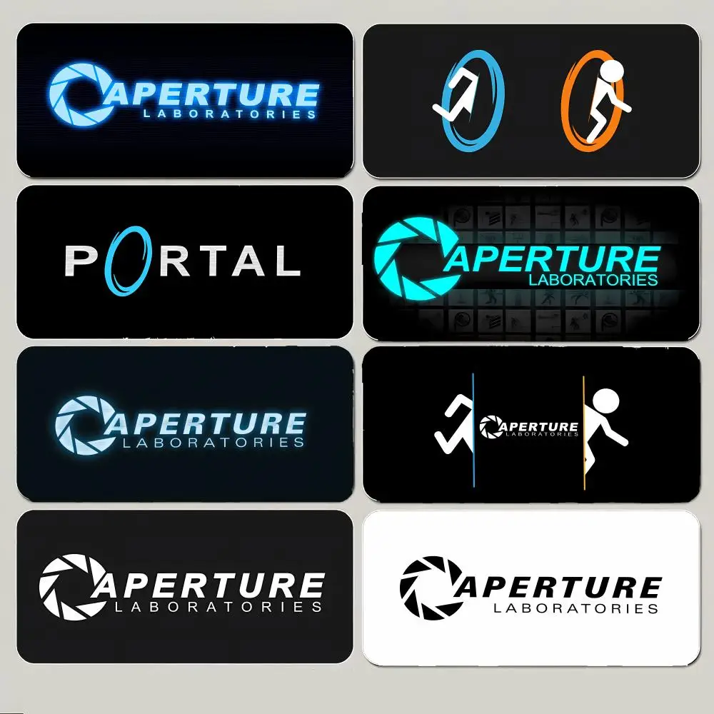 

Minimal Cool Art Style P-Portal Game Mouse Pad Large Gaming Mousepad with Thick Stitched Edge Non-Slip Desk Mat