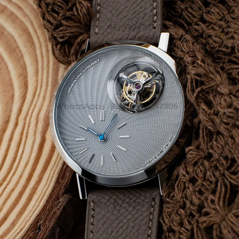 cbfgMC-05 Tourbillon Mechanical Men's Watch Blue Sandstone Lapis Lapis Custom Suspension 6340
