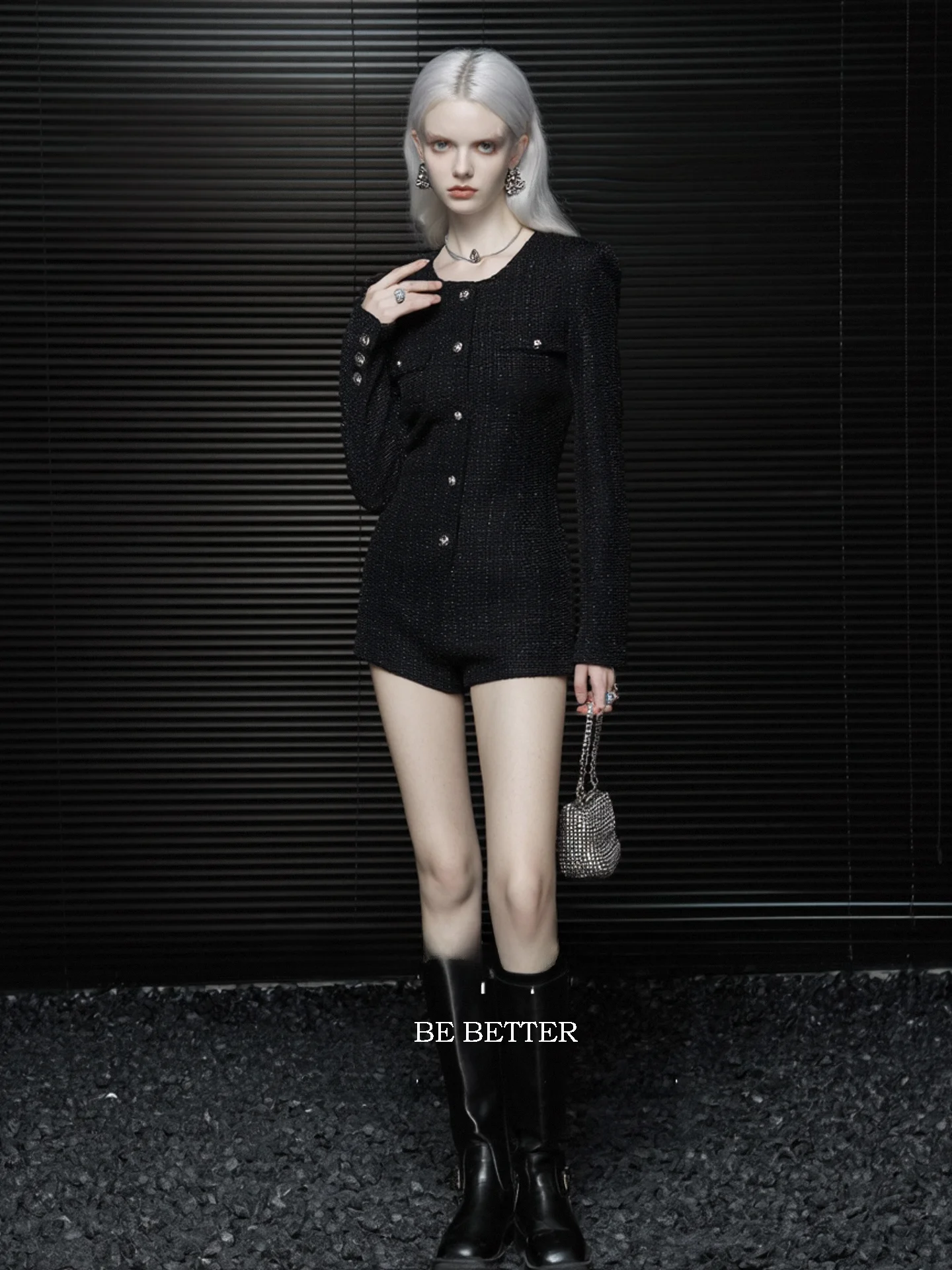 Huaappuw bloemenpakbroek rond Ne Slim Fit Veelzijdige ort-broek Herfst Nieuwe Sle Franse Sle Patchwork Polyestermix