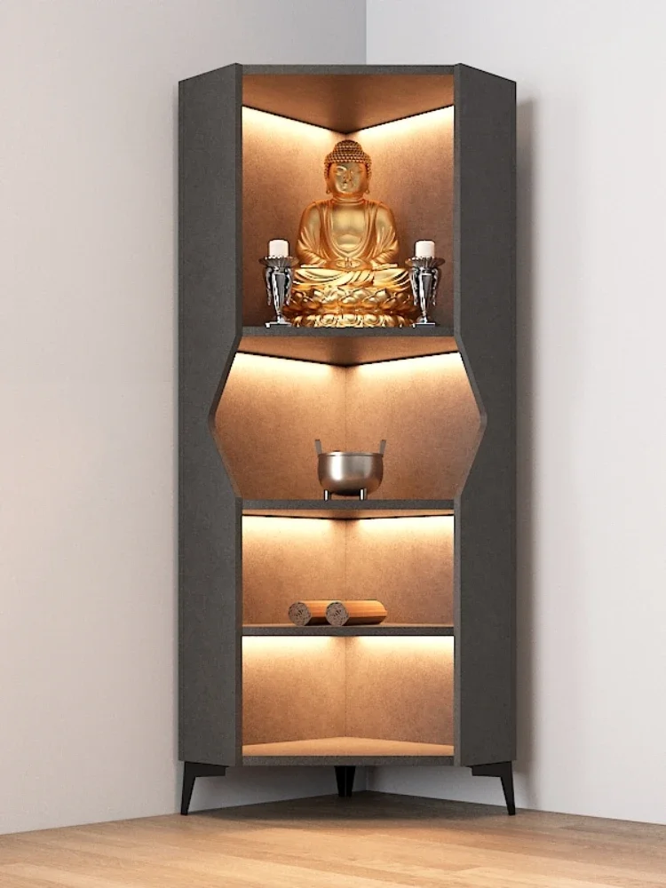 Household Altar Altar God of Wealth Worship Table Clothes Closet Altar Buddha Cabinet