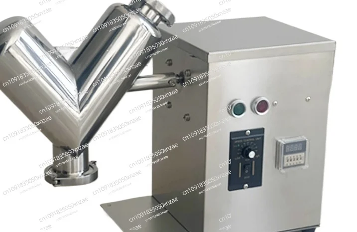 

Stainless steel small V-shaped laboratory mixer food medicine chemical powder multifunctional household mixer