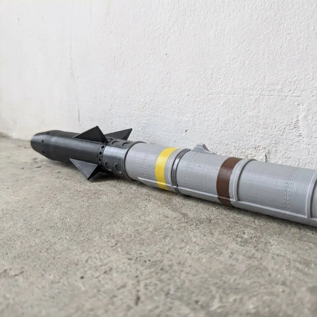 Maquette AIM-9X pour exposition, détail