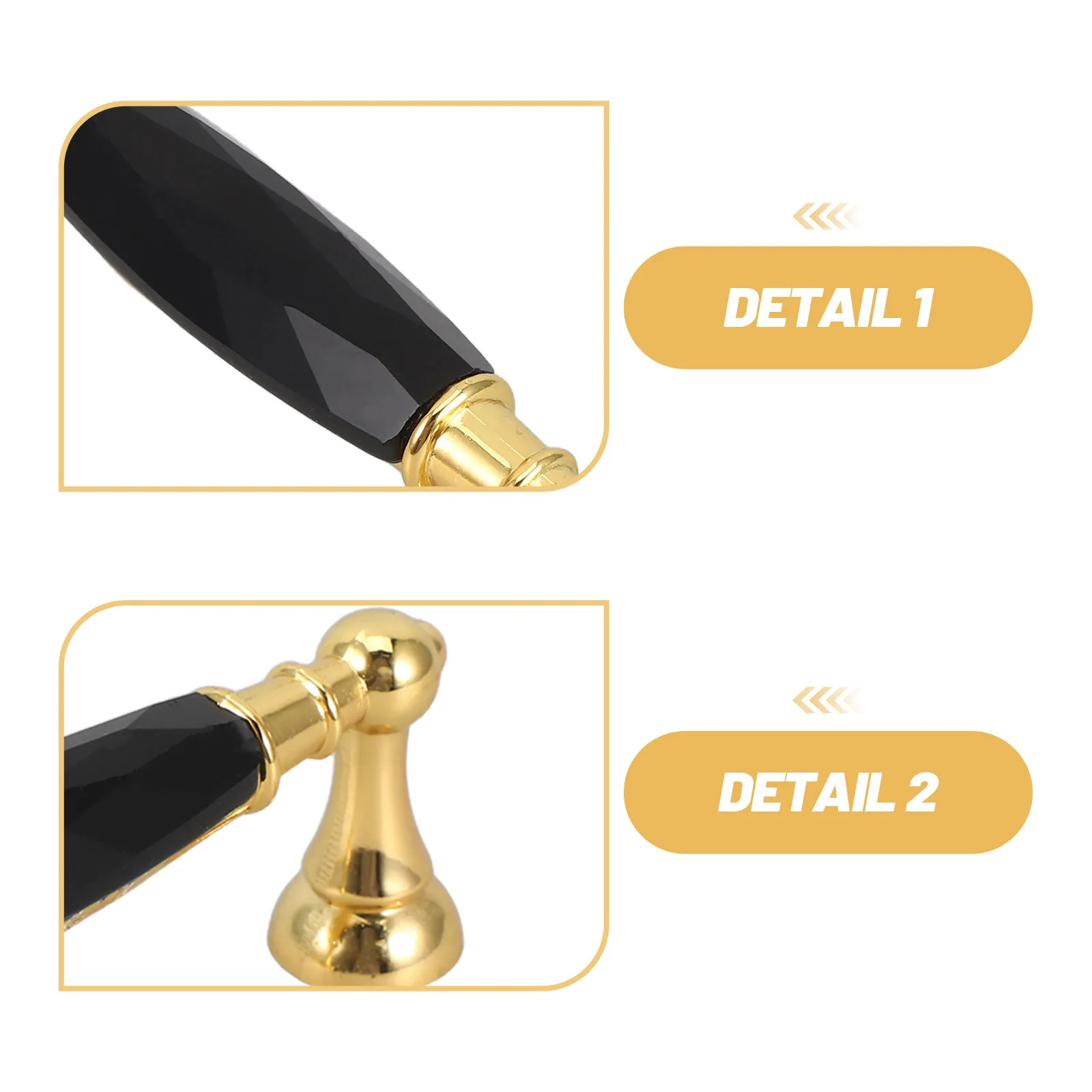 2Pcs Modern Zinc Alloy Glass Cabinet Door Pull Handles 4.52x1.49x0.75 Wardrobe Drawer Knobs Kitchen Cabinets Cupboard Furniture
