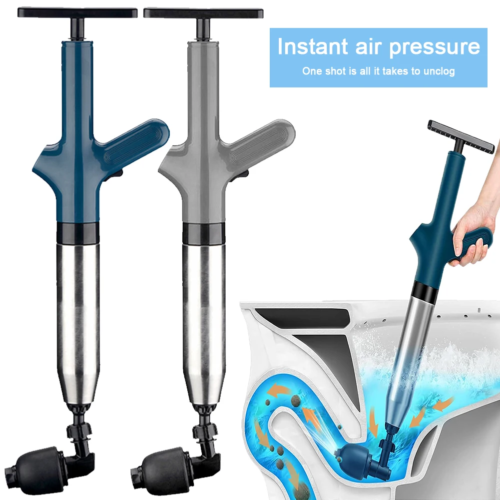 Powerful High Pressure Drain Clog Remover with Stainless Steel Construction for Toilet and Sink