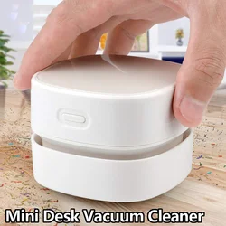 Portable Desk Vacuum Cleaner Mini Handheld Vacuum Table Dust Catcher Desktop Cleaner for Car Home Office Computer Keyboard