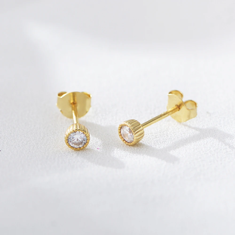S925 Silver Earrings for Women Minimalist Korean Style Single Diamond Ear Cuff Simple Fresh Fashion Ear Jewelry - view 3