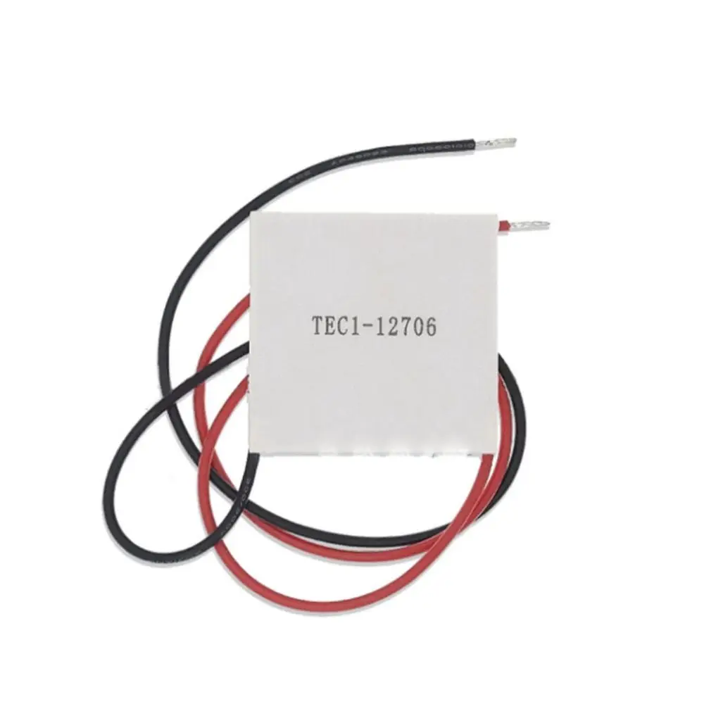 

High Quality 40x40mm Semiconductor Cooling Sheet TEC1-12706 White Color Mobile Phone Cooling Refrigeration Plate Refrigeration