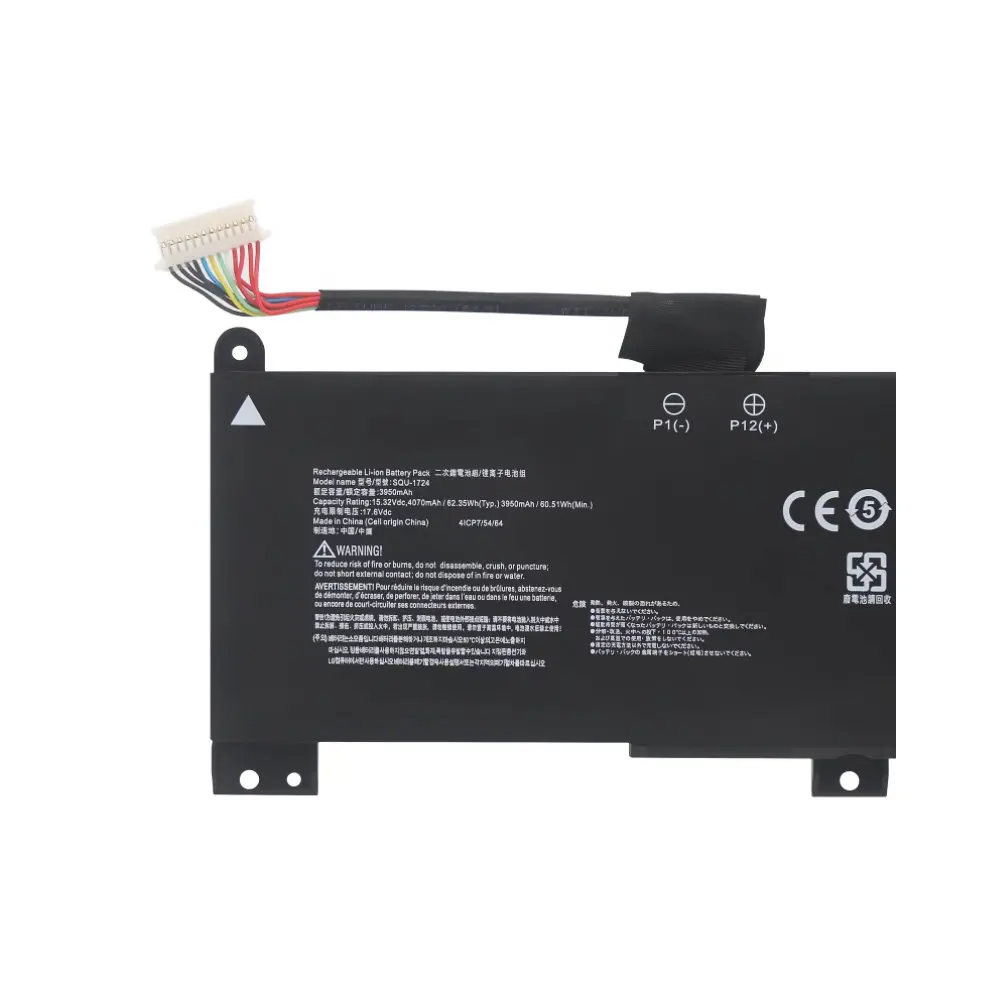 High Quality For AORUS 15-XA 15-WA 15-W9 15-SA 15 X9 GIGABYTE THUNDEROBOT 911 Pro Quanta SQU-1724 SQU-1723 Laptop Battery