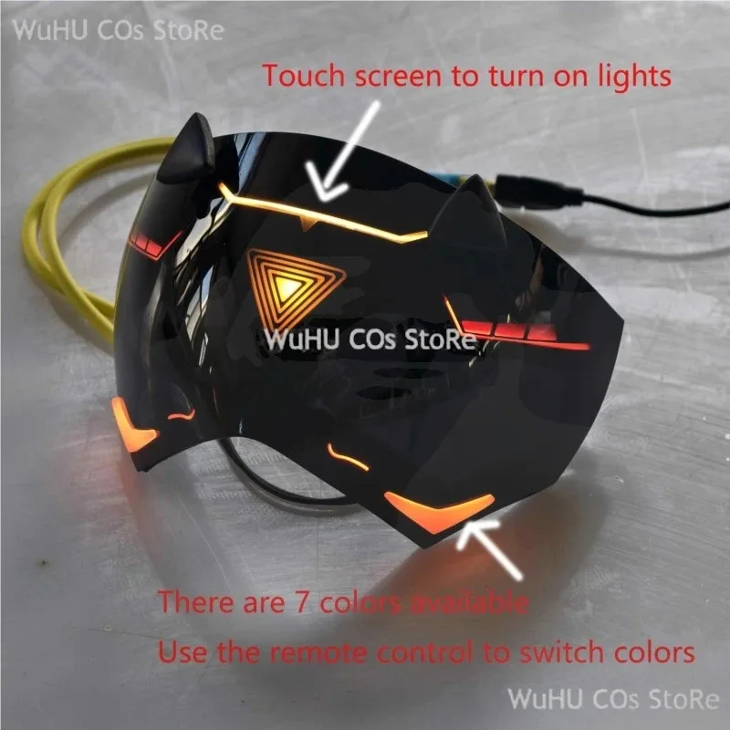 

Игра Zenless Zone Zero Светящаяся Маска Очки Реквизит Хэллоуин Триггер Косплей Маска Костюмы Аксессуары