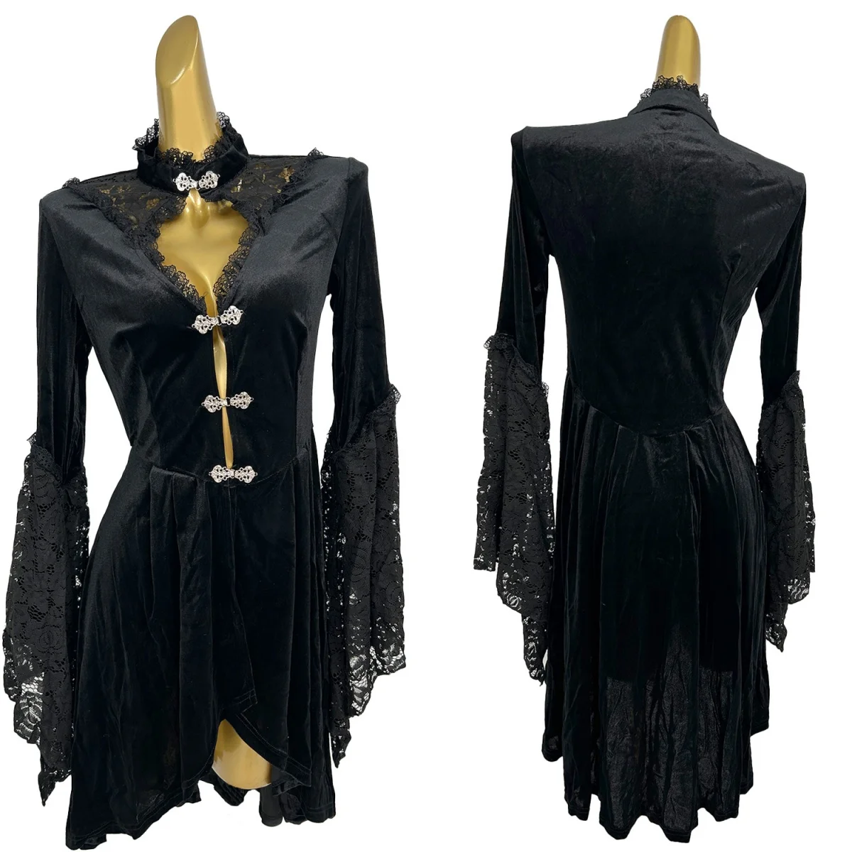 

Black Bandage Pleated Mini Dress Bar Dance DJ Singer Show Outfit Sexy Women Carnival Nightclub Party Wear Asymmetrical Dresses