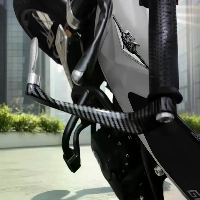 Two-piece Motorcycle Handlebar Protector Set, Die-casting Aluminum Brake Clutch Lever Guard