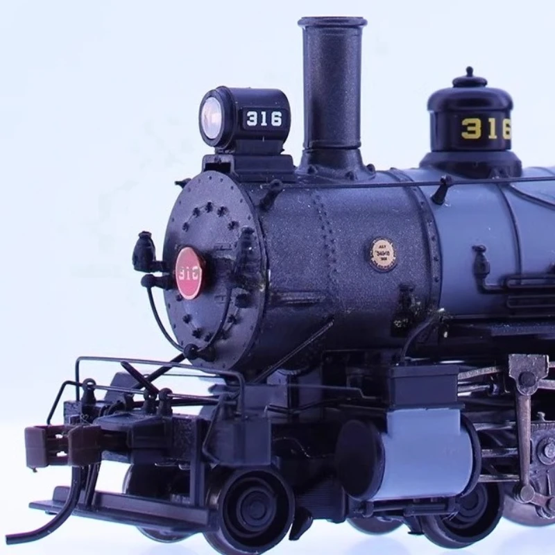 HO ประเภท 1/87 ของเล่นรถไฟ American Series ล้อ 52 นิ้ว 4-6-0 รถจักรไอน้ําโลหะผสมล้อรถไฟของเล่นเด็กของขวัญ