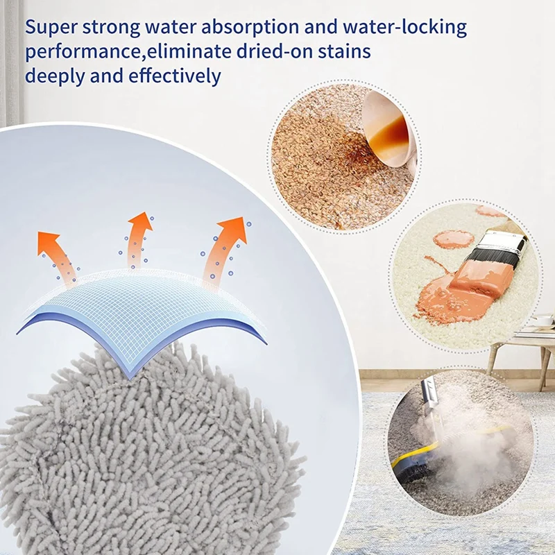 قطع غيار مكنسة كهربائية روبوت ، قماش ممسحة وحامل ممسحة ، شاومشاو دريمة بوت W10 و W10 برو ، تنظيف ذاتي