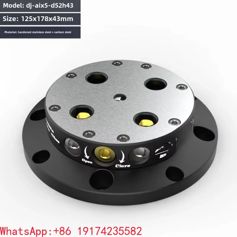 DJ-AIX5-D52-H43 4-5 axis clamp self-centering mirror positive with zero point quick change four axis L block bridge