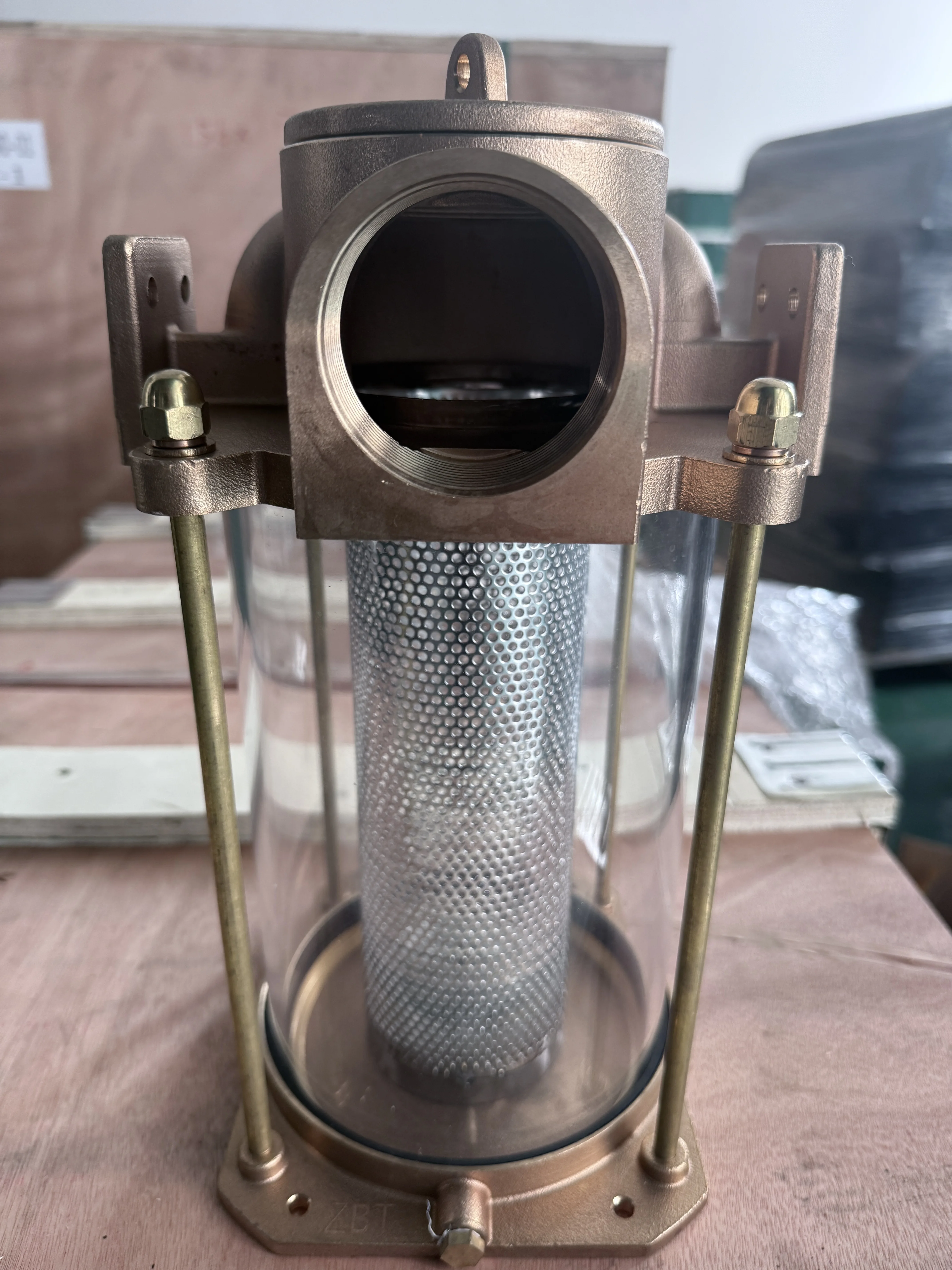 Bronze Marine Strainer For Ship Sea Water Pump 1-1/4 Inches Marine Sea Water Strainer