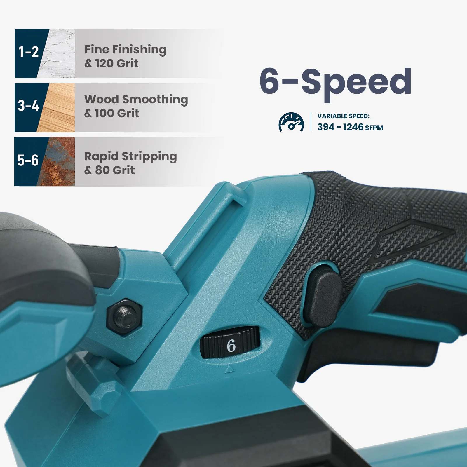 Cordless Belt Sander for Makita 18V BL1830 Battery (Tool Only) Brushless Power Sander Electric Sander Machine, Dust Bag Included