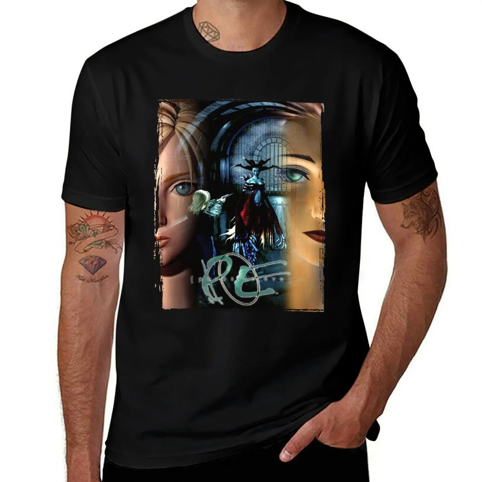 

Parasite Eve - Aya & Eve T-Shirt t shirts for man cotton funny man t shirts for men casual