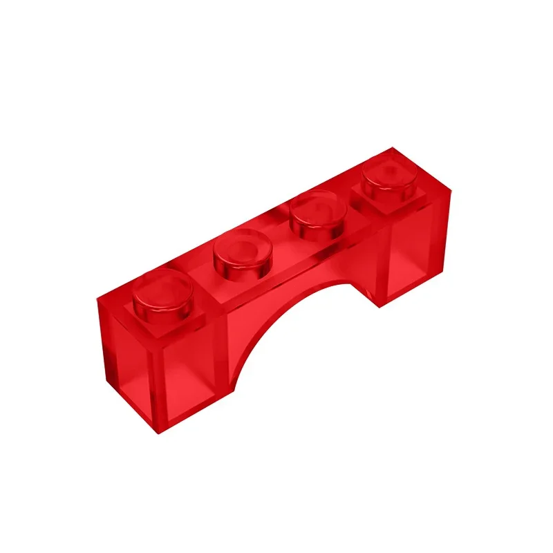 Gobricks GDS-681 cegła łukowa 1x4 - 1x4 cegła łukowa kompatybilna z klockami lego 3659 dla dzieci DIY edukacyjne do budowania klocki techniczne