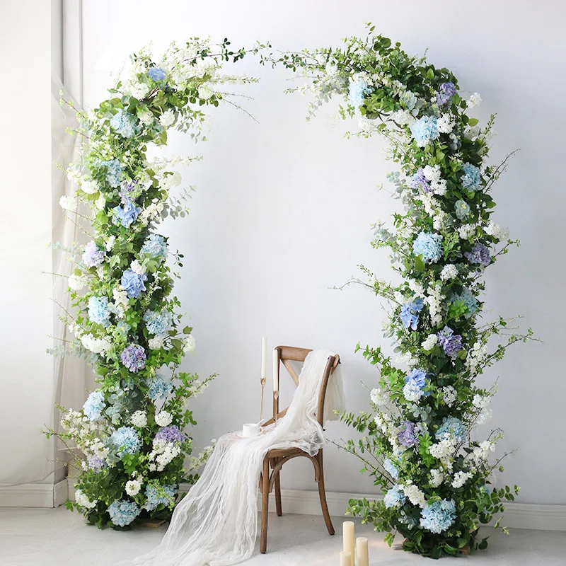 Activity arrangement arch Wedding set Welcome photo area art storefront Horn arch, stand door