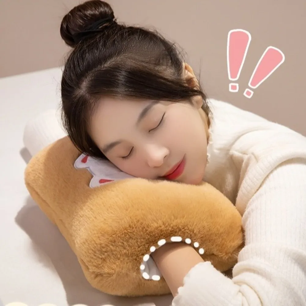 

Portable Cartoon Hand Warmer Pillow Stuffed Soft Hand Warmer Non-electric Sleeping Pillows Nap Pillow Winter
