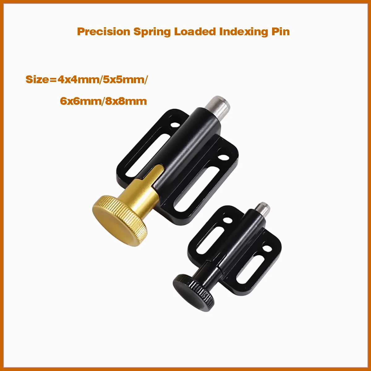 

Precision Spring Loaded Indexing Pin Aluminum Knob Stainless Steel Indexing Plungers With Mounting Flange For Equipment