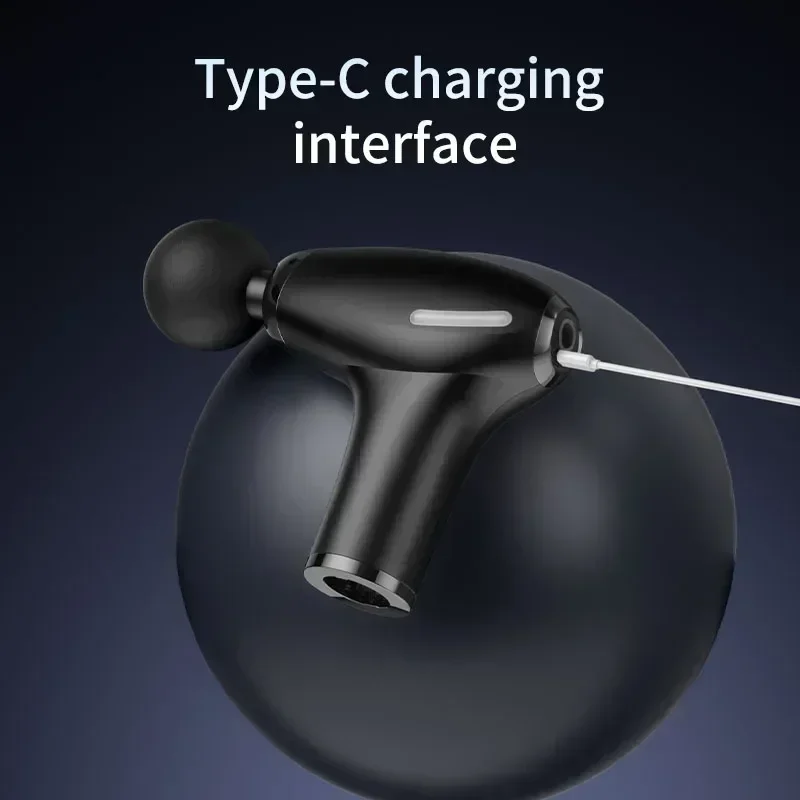 Multifunktionale Faszienpistole mit verlängertem Griff, Percussion-Rückenmassagegerät zur Muskelentspannung, Rücken- und Taillen-Körpermassage