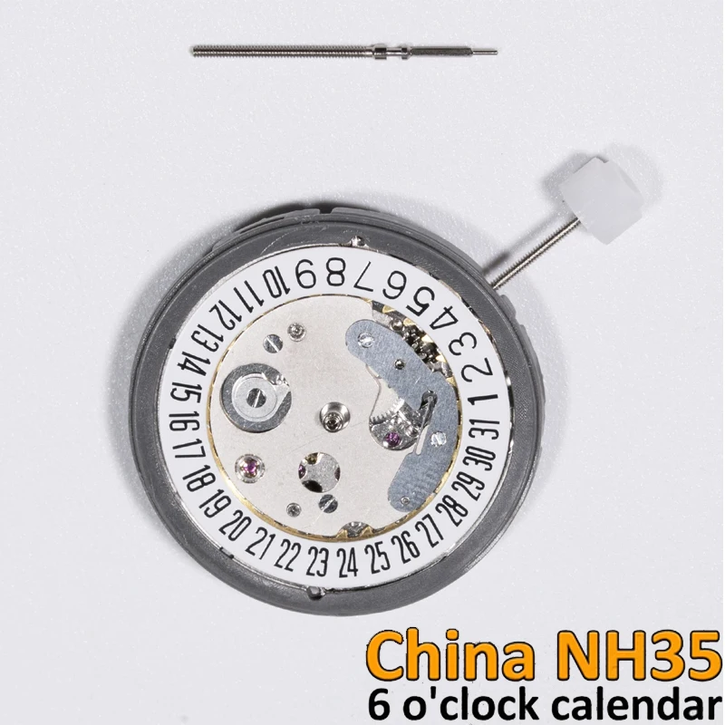 

8 Styles China NH35 Movement Can Replace The Japan NH35 Movement Date At 3/6 o'clock Calendar High Accuracy Automatic Mechanical