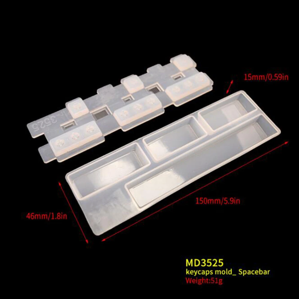 ABPP DIY Silicone Keycaps Resin Mold for Mechanical Keyboard Crystal Epoxy Molds Handmade Crafts Making Tools for Cherry MX
