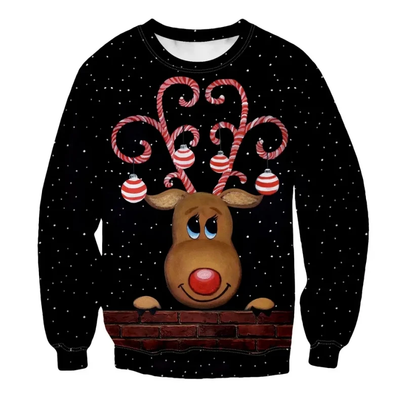 Weihnachten männer Hoodies Herbst männer Pullover Neue Weihnachten Kleidung 3D Gedruckt Pullover Mode Übergroßen männer Kleidung