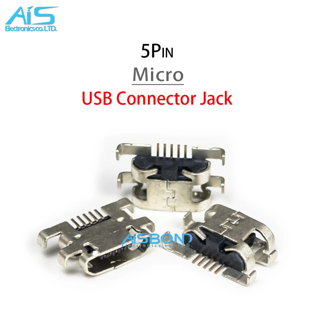 50Pcs/Lot Micro 5Pin USB Charging Port Jack socket charger Connector dock For Sony Xperia M C1904 C1905 Y515 V880 C2004 C2005