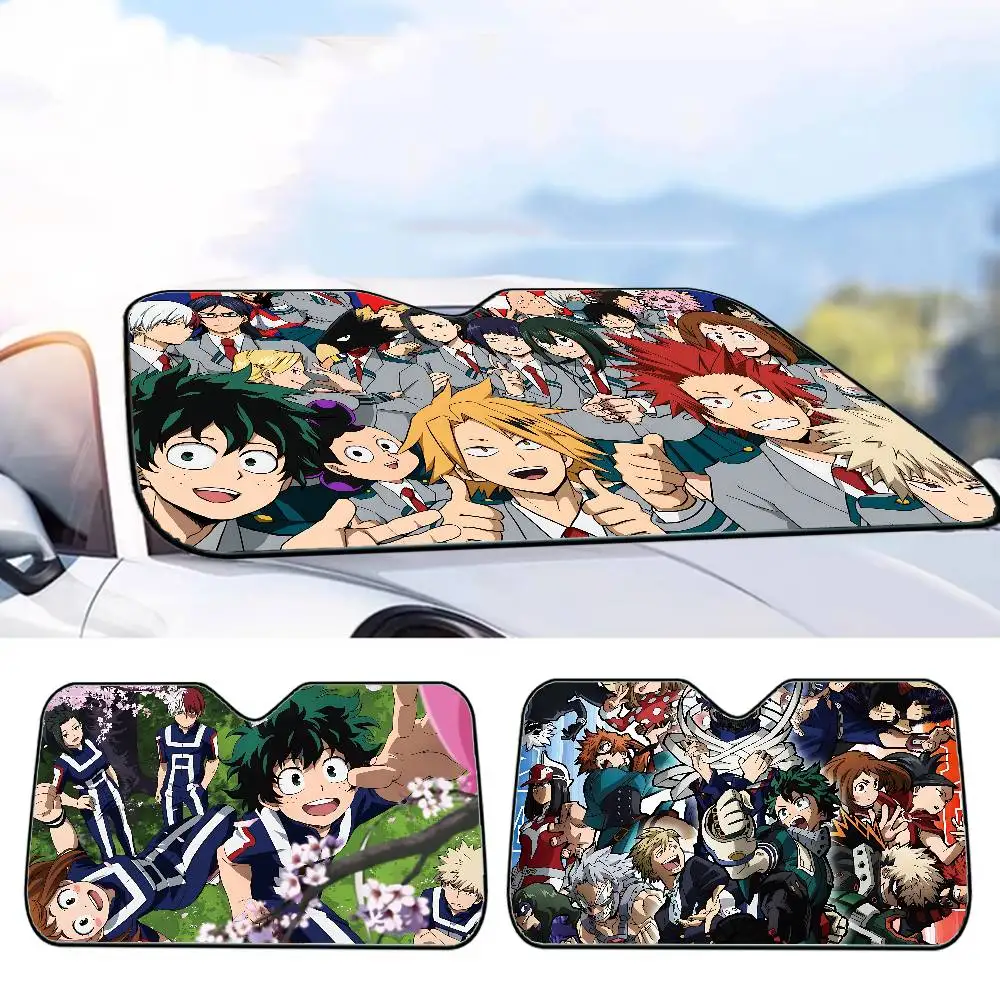 

Anime My-Hero-Academia Car SunShade Car Sunshade Window Sunshade Sunblock Front Windshield Hood Interior Front Baffle Sunshade