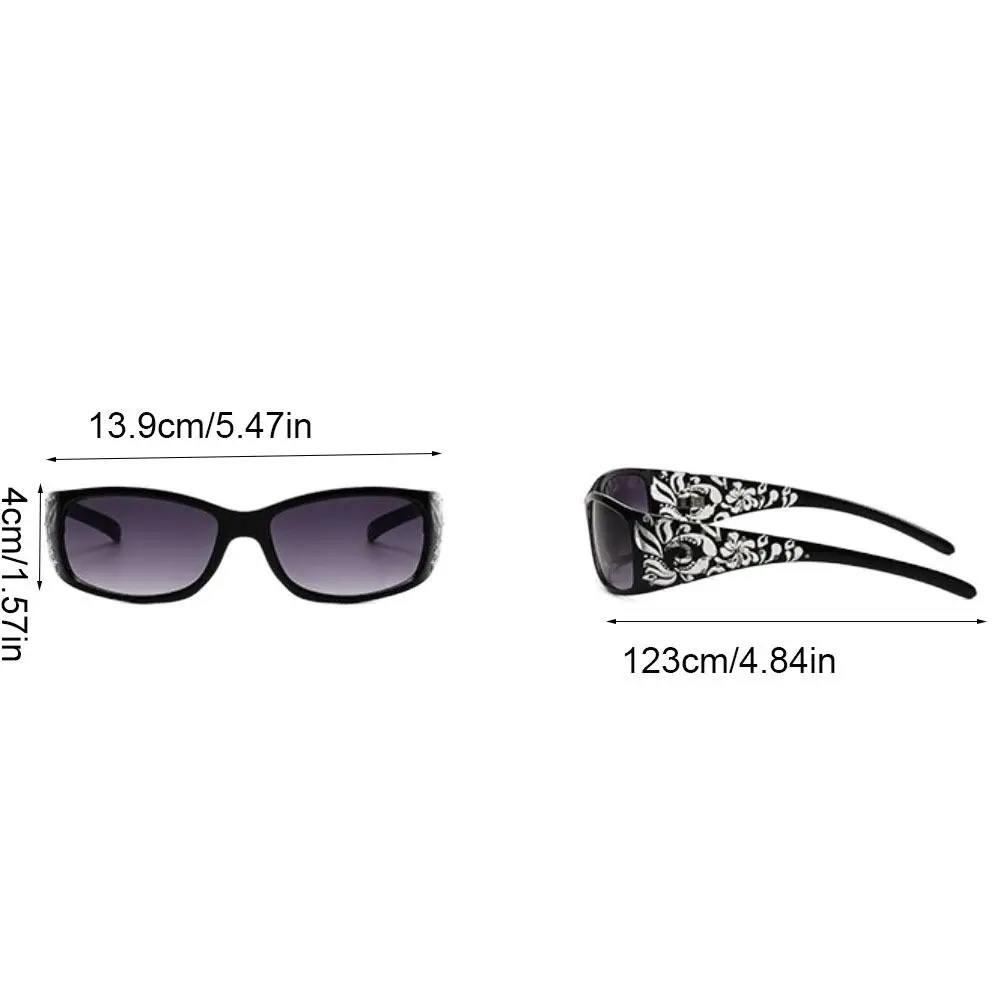 أزياء PC الراين النظارات الشمسية الأنماط الكورية Y2K القط العين نظارات شمسية نظارات شمسية رياضية UV400 ظلال نظارات السيدات