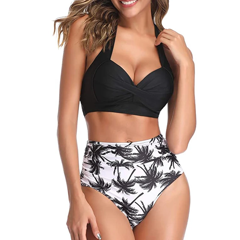 TYAKKVE − Bikini brésilien sexy, maillot de bain deux pièces, soutien-gorge push up, culotte taille haute, pour les femmes, vêtements pour la plage, nouvelle collection 2024