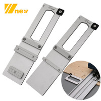 Electric Circular Saw Guide Rail Clamp 90° Angle Stop Track Saw Square Positioning Plate for Festool and Makita and Wnew Rails