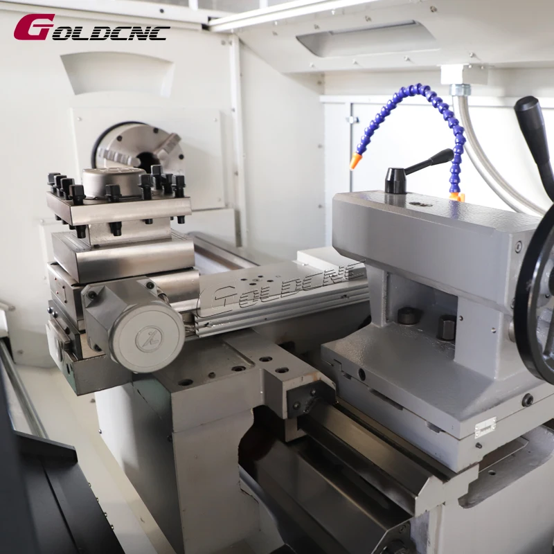 GOLDCNC orizzontale CK6136D/CK6140 // CK6150/CK6180 tornio CNC in metallo Hine prezzo