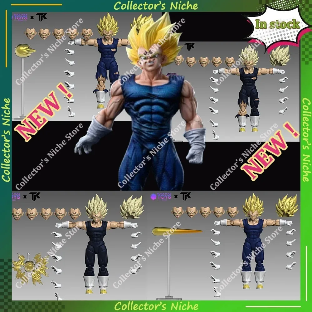

В наличии Black Hole Toys & TK Dragon Ball Z SHF Super Saiyan SSJ Majin Vegeta Battle Damage Vegeta Фигурка Модель Коллекционная модель