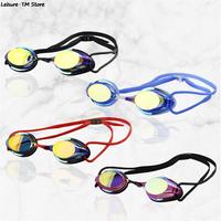 Professional Competition Swimming Goggles Plating Anti-Fog Waterproof UV Protection Silica Gel Goggles