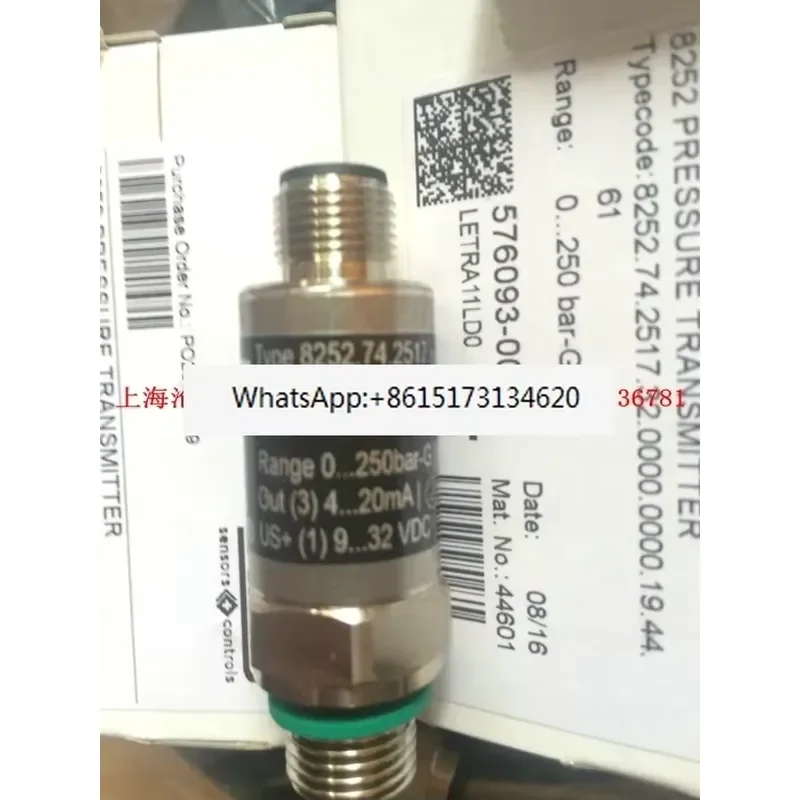 TRAFAG Pressure Sensor 8252 Series 8252.84.2517 0-400BAR-G 4-20mA