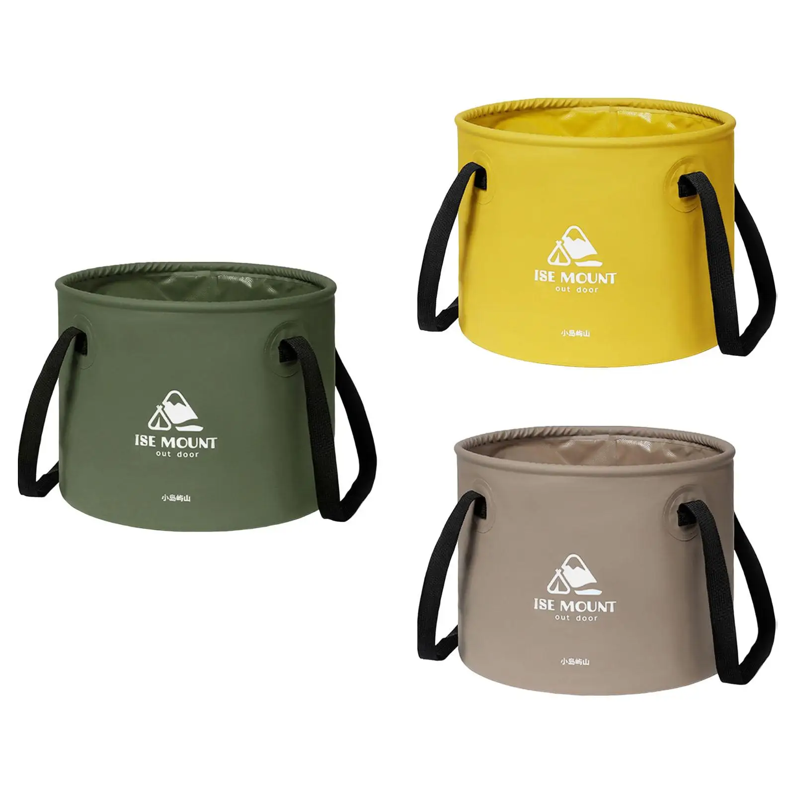 Multipurpose Folding Bucket 10L Water Container Cleaning Bucket Ice Bucket