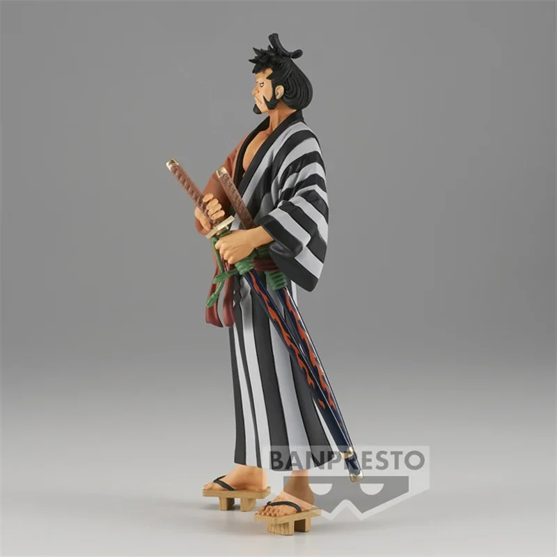 Oryginalna figurka anime Bandai One Piece Denjiro Kinemon 17 cm, oryginalny model PVC, ozdoba kolekcjonerska, zabawki dla chłopców, prezenty - dostępna od ręki.
