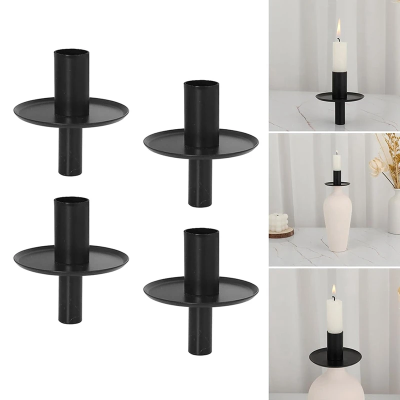 MAKE-elegante centro de mesa, tapas para botellas de vino, portavelas cónicos, insertos para botellas de vino, portavelas de hierro, hogar romántico