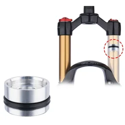 SPORTFUNSF Bicycle Suspension Fork Air Piston Bike Fork Spares Fits 32mm Inner Tube Aluminum Alloy Air Piston MTB Road Bike Acce