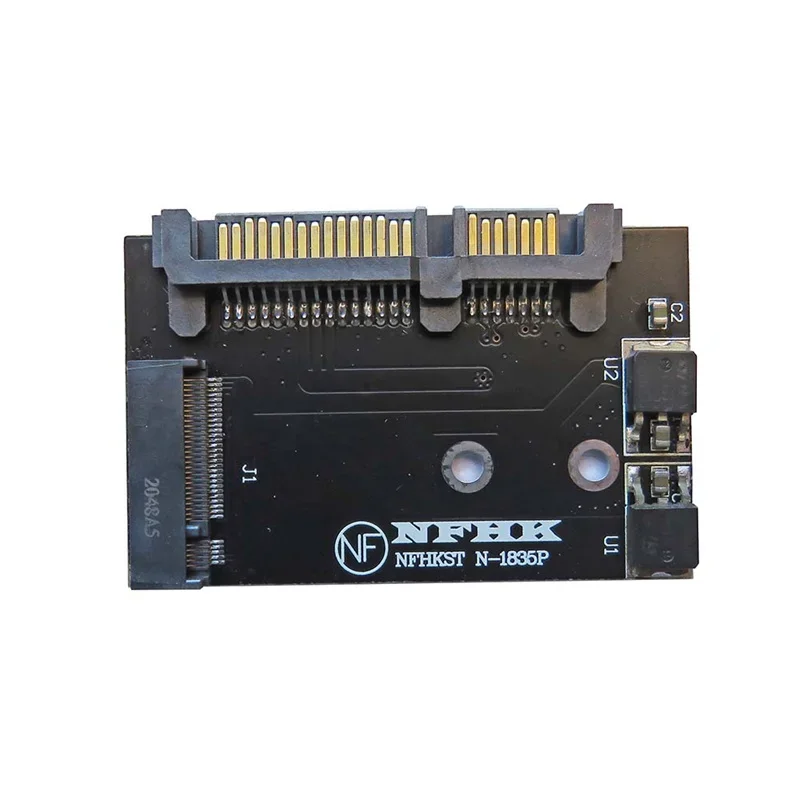 Adaptador M.2 NGFF SSD Cabo conversor SATA 3 de 2,5 polegadas para Samsung SanDisk - Preto