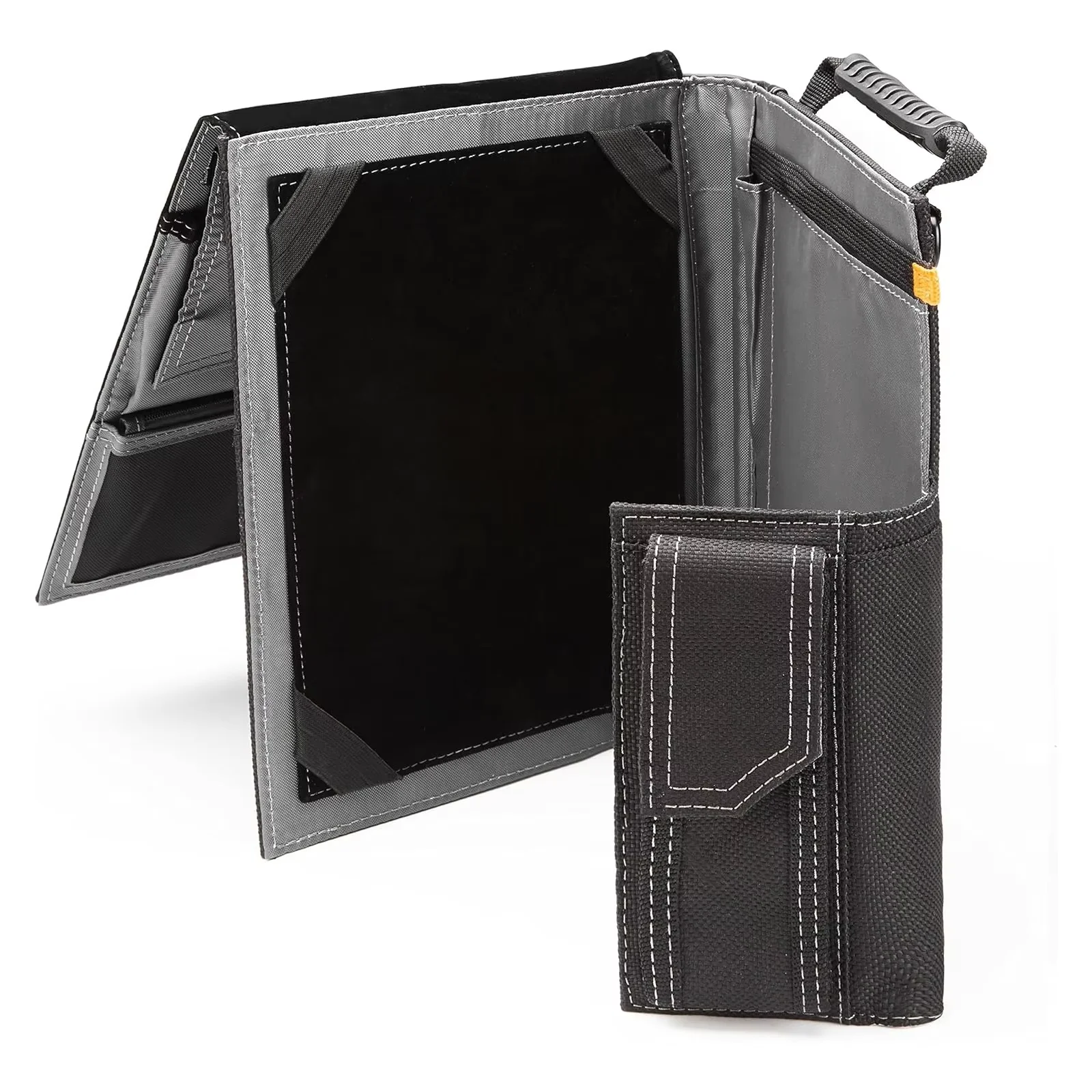 TOUGHBUILT TB-56-IP-C Tablet Work Bag, IPad & Notebook Grid Organizer, Wear-resistant Waterproof Portable Storage Bag