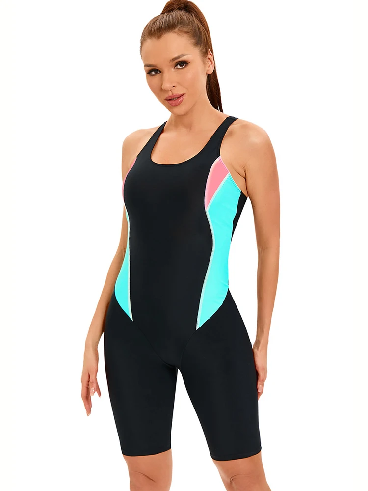 Women's Rash Guard Sleeve Less Swimsuit Front Zipper One-piece Swimming Suit Body Jumpsuit Surfing Rashguard Beachwear Swimwear