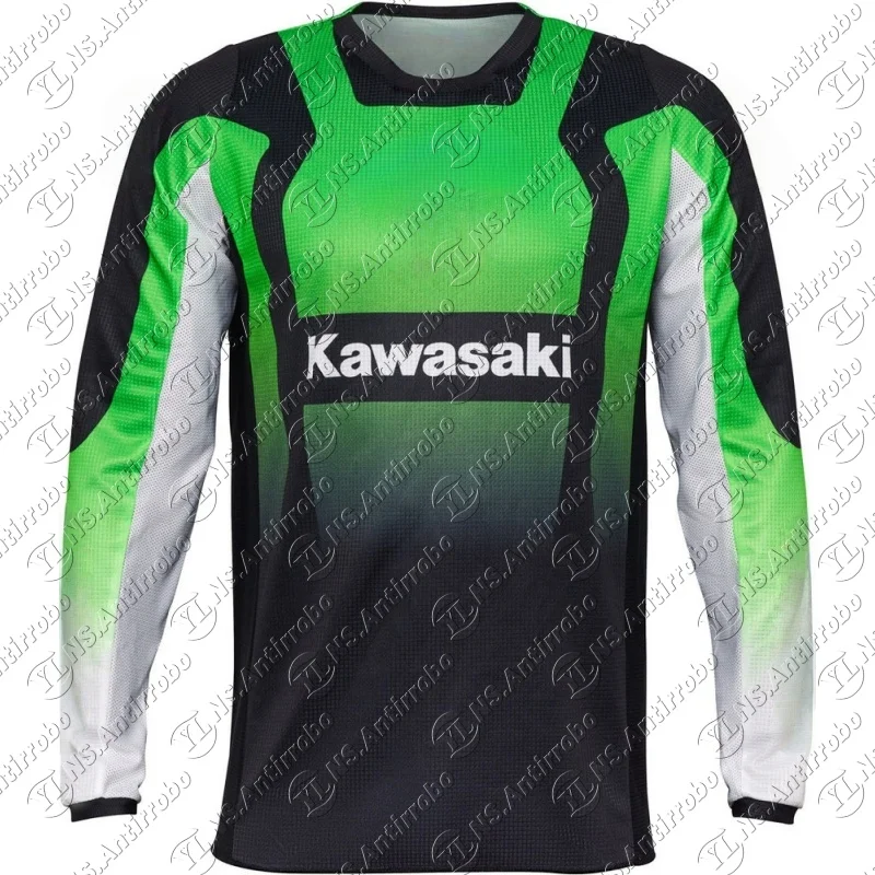 

Рубашки с длинными рукавами Motor Fans Kawasaki: несколько стилей с культовым логотипом, идеально подходят для любителей мотоциклов, стильные и удобные