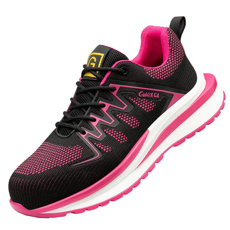 

Женские повседневные дышащие пластиковые носки, рабочая защитная обувь, летние рабочие ботинки, защитные кроссовки, защитная обувь