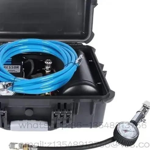 

12V 4x4 Multi-Purpose Tank Truck Compressor Black Double Cylinder Car Tyre Pressure Pump for Off-Road Air Compressor