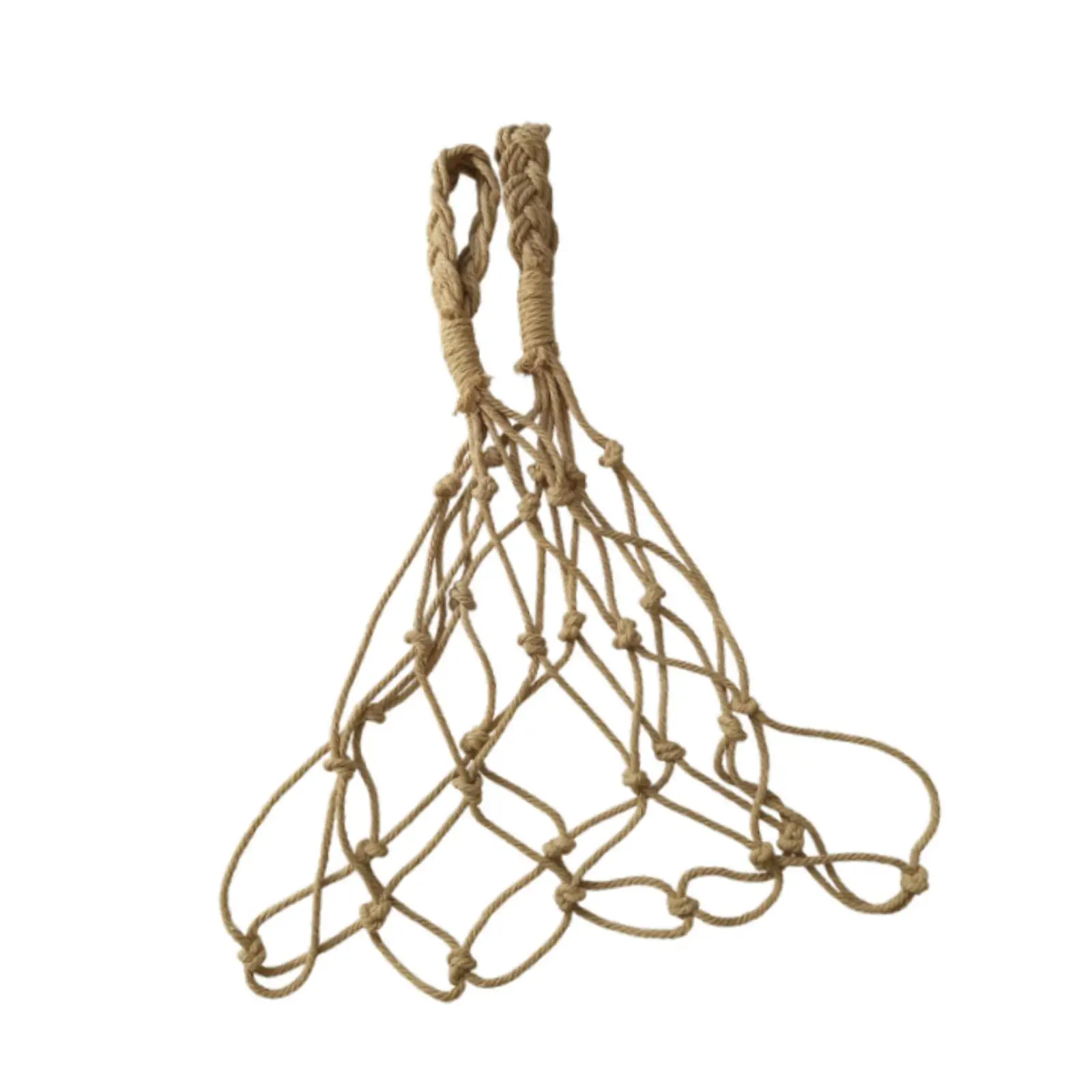 Bathroom Paper Holder Cotton Rope Hanging Toilet Paper Storage Net Rustic Organizer for Tidy Spaces